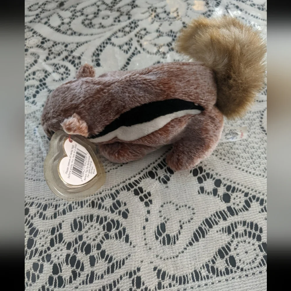 Vintage Retro Squirrel Plush Toy Kids Collectibles Nature Valentine Gift Decor